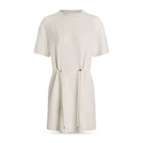 Varley Dress Drawstring Waist Jersey Mini Dress - Picture 3 of 11